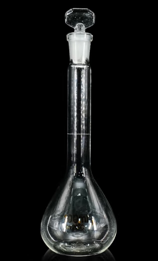 冰禹BYW-327 加厚玻璃容量瓶 实验室器皿容量瓶 100ml透明